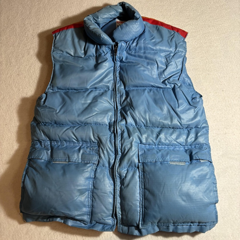 Vintage Frostline Vest Mens Small Puffer Down Insulated Outdoors 70s‎ Kit